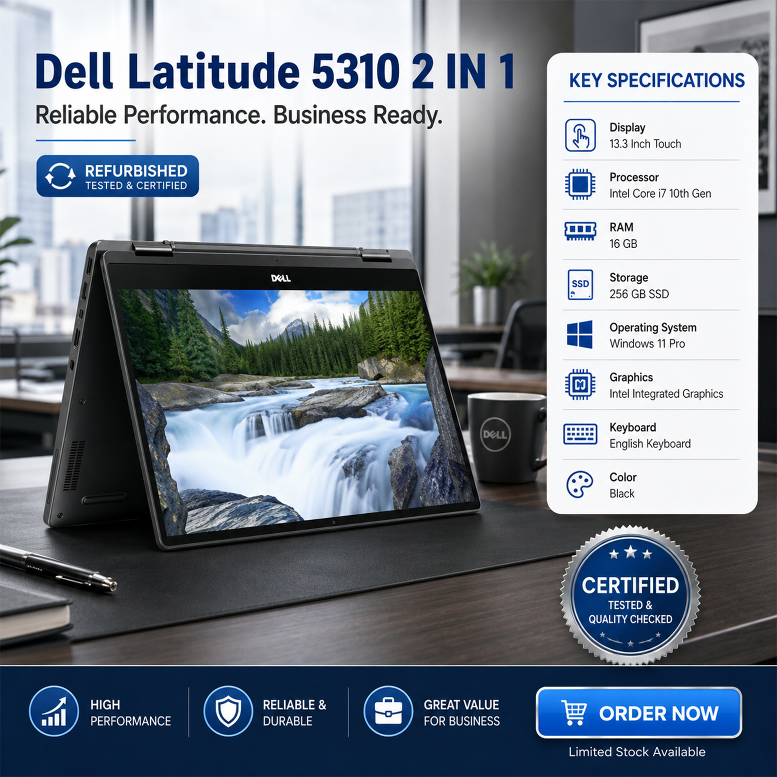 Dell Latitude 5310 2 IN 1 (16GB - 256GB SSD)